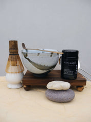 Matcha Ritual 6 piece Kit Gift Box - Blue Storm Aoi Arashi Bowl