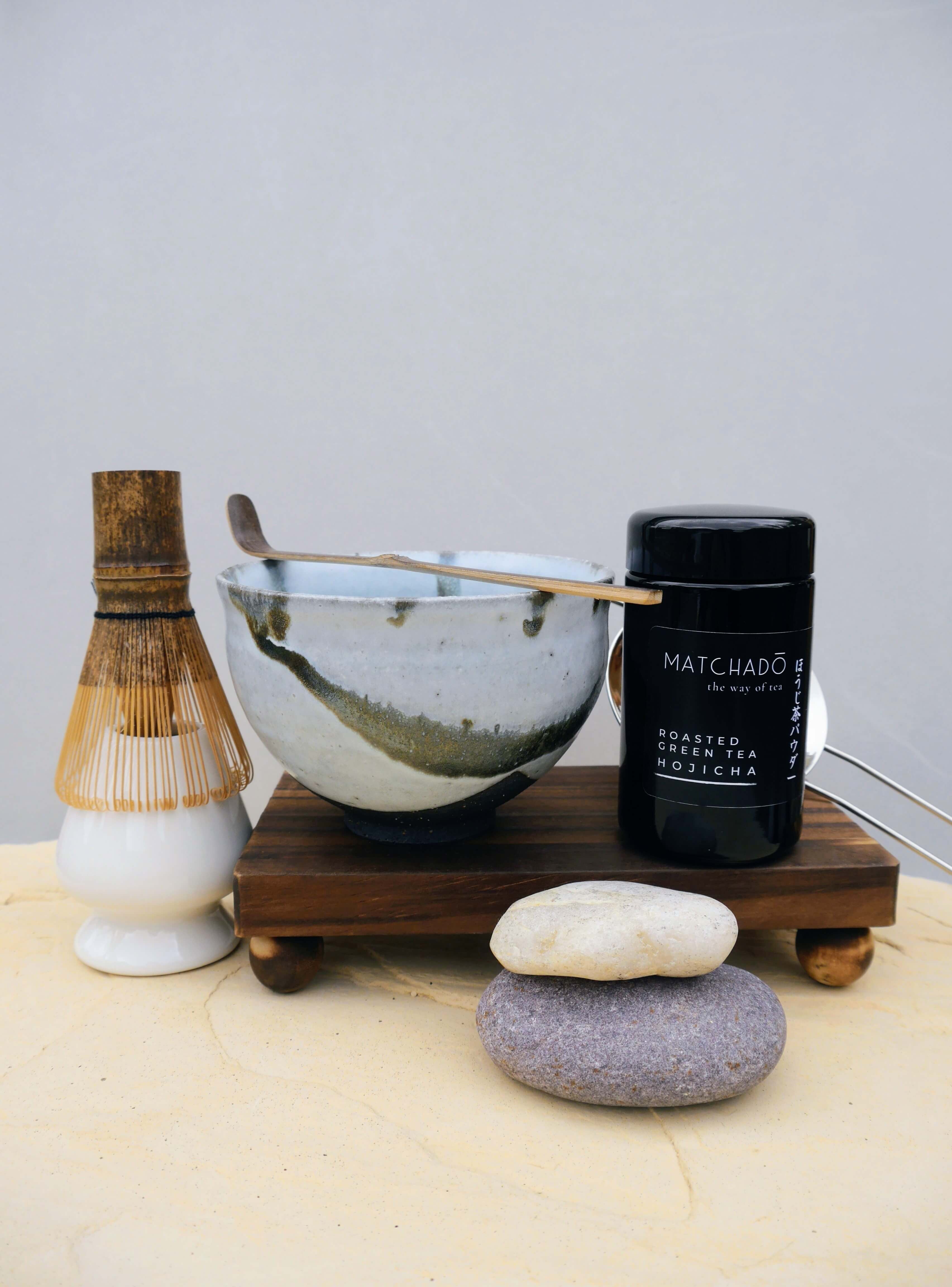 Matcha Ritual 6 piece Kit Gift Box - Blue Storm Aoi Arashi Bowl