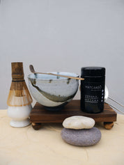 Matcha Ritual 6 piece Kit Gift Box - Blue Storm Aoi Arashi Bowl