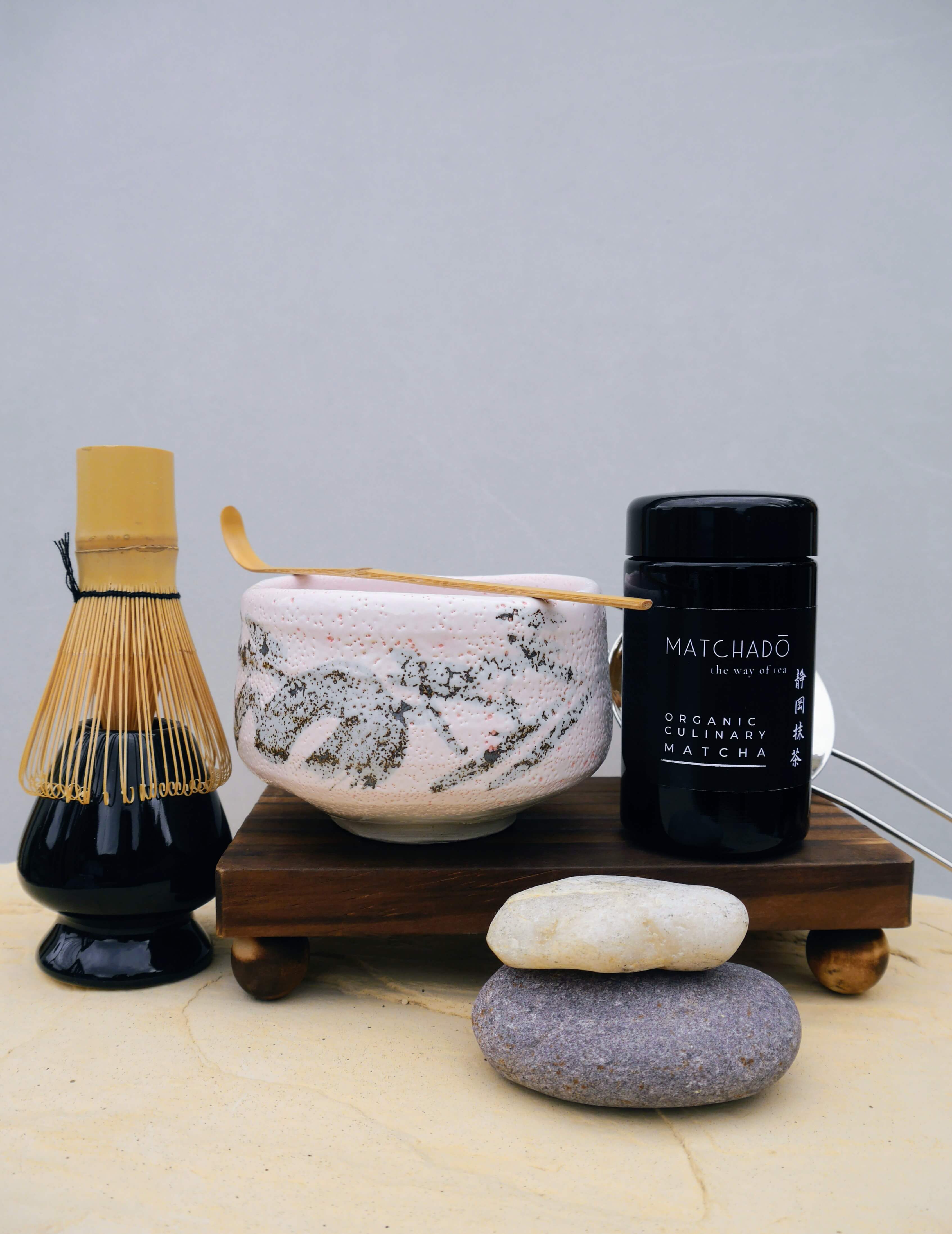 Matcha Ritual 6 piece Kit - Sakura Blossoms Matcha Bowl