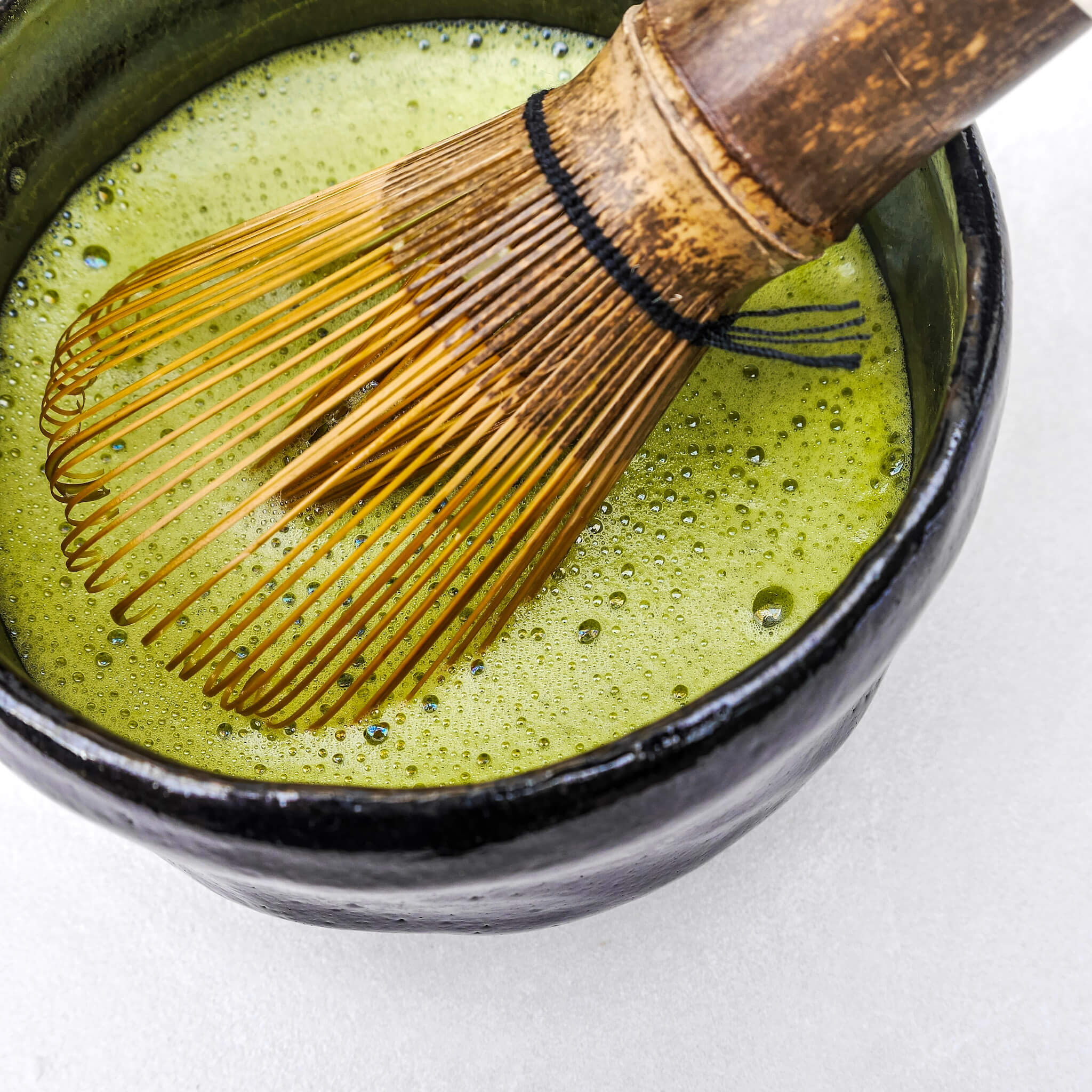 Matcha Whisk and Stand Kit - White Bamboo Whisk